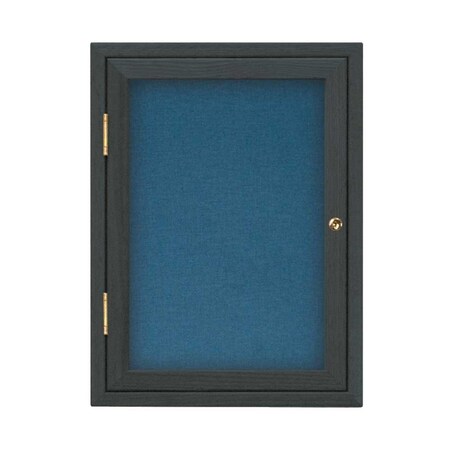 United Visual Products Sliding Glass Door Radius Letterboard, 72"x48", Bronze/Grey UV9023ACS-BRONZE-GREY